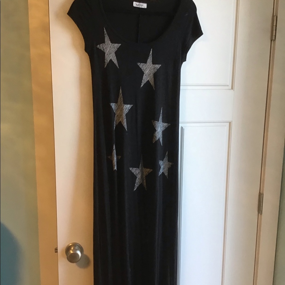 Lauren moshi black maxi dress